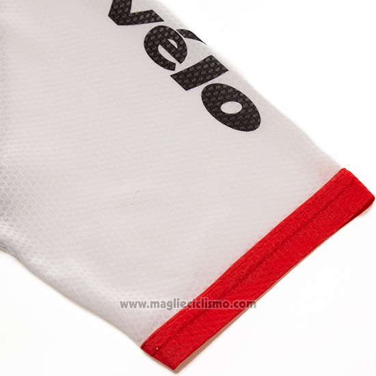 2018 Abbigliamento Ciclismo Cervelo Bianco e Nero Manica Corta e Salopette