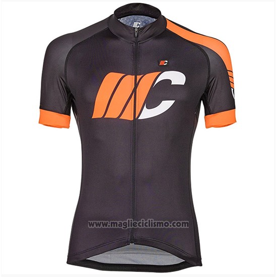 2018 Abbigliamento Ciclismo Cipollini Easy Nero e Arancione Manica Corta e Salopette