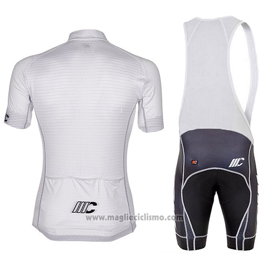2018 Abbigliamento Ciclismo Cipollini Shading Bianco Manica Corta e Salopette