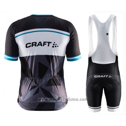 2016 Abbigliamento Ciclismo Craft Blu e Nero Manica Corta e Salopette