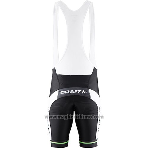 2016 Abbigliamento Ciclismo Craft Verde e Nero Manica Corta e Salopette