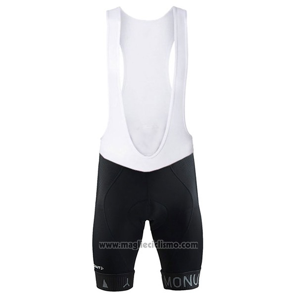 2017 Abbigliamento Ciclismo Craft Monuments Argentato e Verde Manica Corta e Salopette
