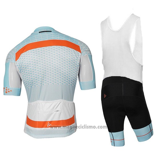 2018 Abbigliamento Ciclismo Craft Route Chiaro Blu Manica Corta e Salopette