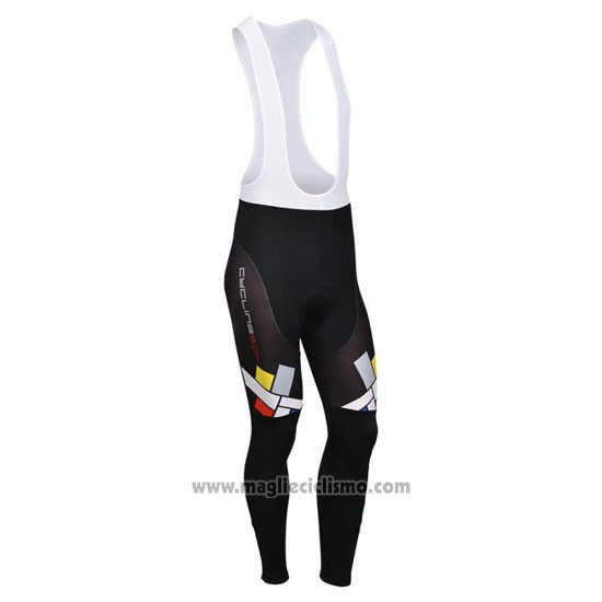 2014 Abbigliamento Ciclismo Fox Cyclingbox Chiaro Bianco Manica Lunga e Salopette