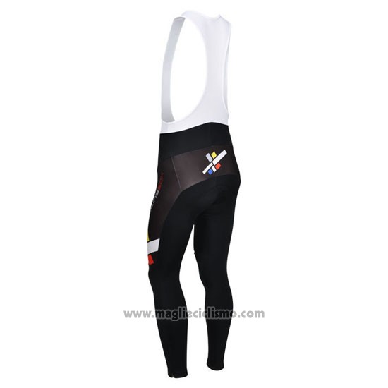 2014 Abbigliamento Ciclismo Fox Cyclingbox Chiaro Bianco Manica Lunga e Salopette