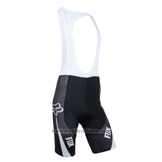 2014 Abbigliamento Ciclismo Fox Arancione e Bianco Manica Corta e Salopette