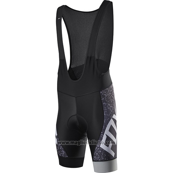 2017 Abbigliamento Ciclismo Fox Ascent Comp Grigio Manica Corta e Salopette