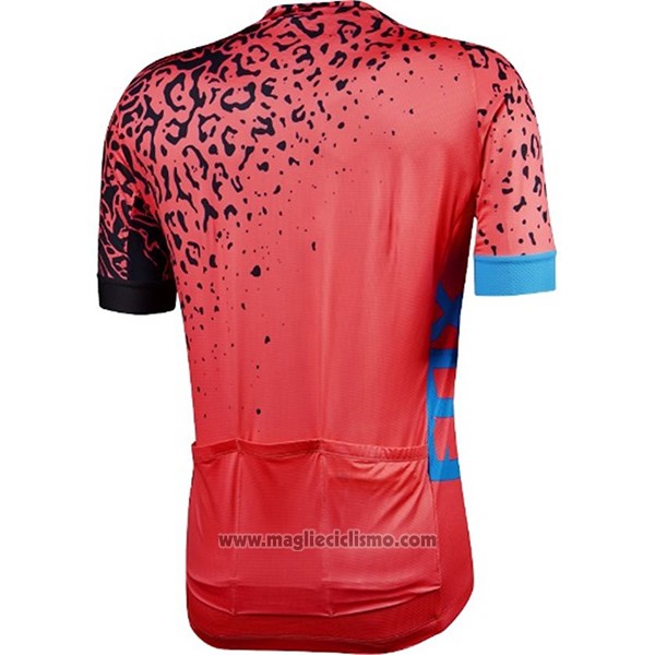 2017 Abbigliamento Ciclismo Fox Ascent Comp Rosso Manica Corta e Salopette