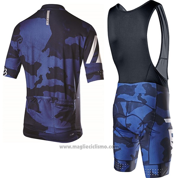 2017 Abbigliamento Ciclismo Fox Ascent Comp Viola Manica Corta e Salopette