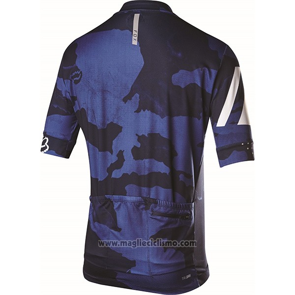 2017 Abbigliamento Ciclismo Fox Ascent Comp Viola Manica Corta e Salopette