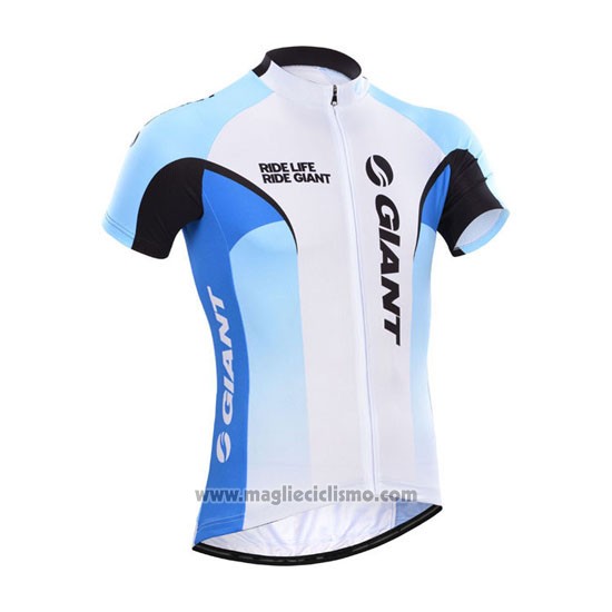 2014 Abbigliamento Ciclismo Giant Bianco Manica Corta e Salopette