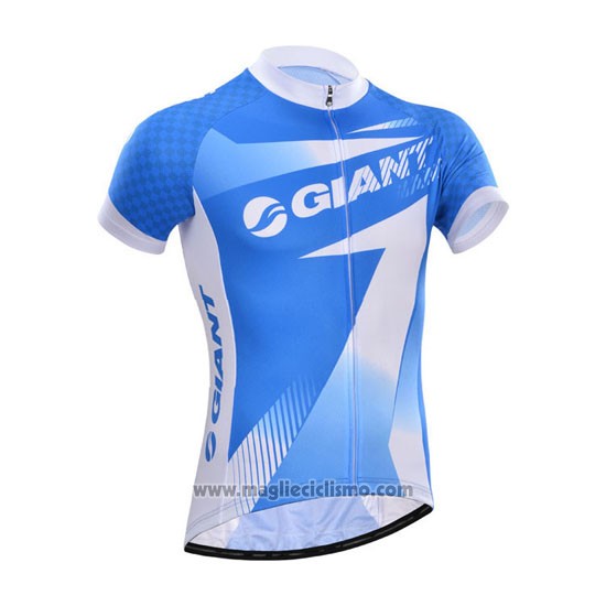 2014 Abbigliamento Ciclismo Giant Celeste Manica Corta e Salopette