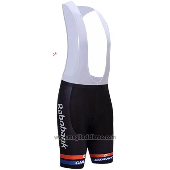 2017 Abbigliamento Ciclismo Giant Bianco Manica Corta e Salopette