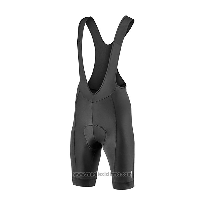 2021 Abbigliamento Ciclismo Giant Nero Rosso Manica Corta e Salopette