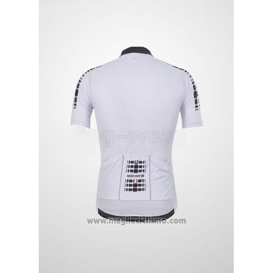 2011 Abbigliamento Ciclismo Giordana Bianco Manica Corta e Salopette