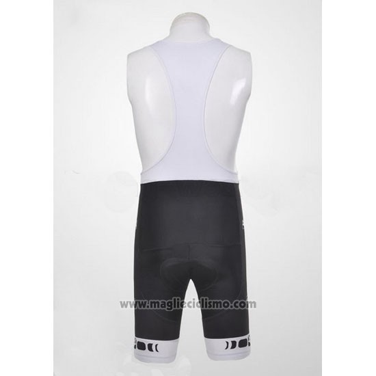 2011 Abbigliamento Ciclismo Giordana Bianco e Nero Manica Corta e Salopette