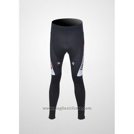 2011 Abbigliamento Ciclismo Giordana Rosso e Nero Manica Lunga e Salopette