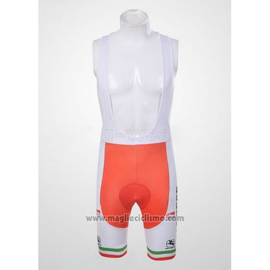 2011 Abbigliamento Ciclismo Giordana Rosso e Verde Manica Corta e Salopette