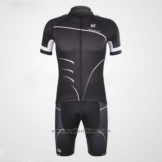 2012 Abbigliamento Ciclismo Giordana Nero Manica Corta e Salopette