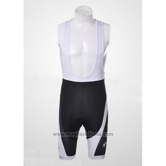 2012 Abbigliamento Ciclismo Giordana Verde e Nero Manica Corta e Salopette