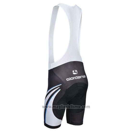 2014 Abbigliamento Ciclismo Giordana Bianco Manica Corta e Salopette