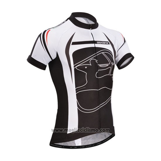 2014 Abbigliamento Ciclismo Giordana Nero Manica Corta e Salopette