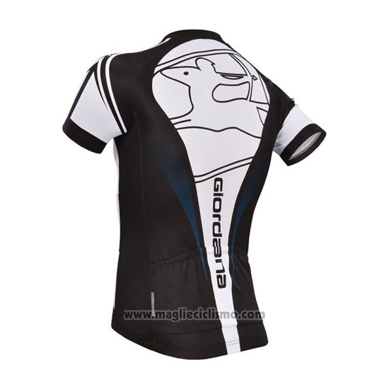 2014 Abbigliamento Ciclismo Giordana Nero Manica Corta e Salopette