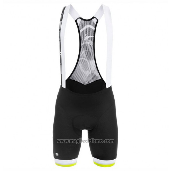2017 Abbigliamento Ciclismo Giordana Giallo Manica Corta e Salopette