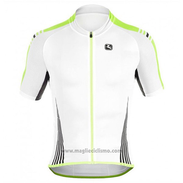 2017 Abbigliamento Ciclismo Giordana Sahara Bianco Manica Corta e Salopette