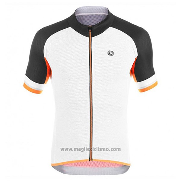 2017 Abbigliamento Ciclismo Giordana Silver Line Nero e Bianco Manica Corta e Salopette