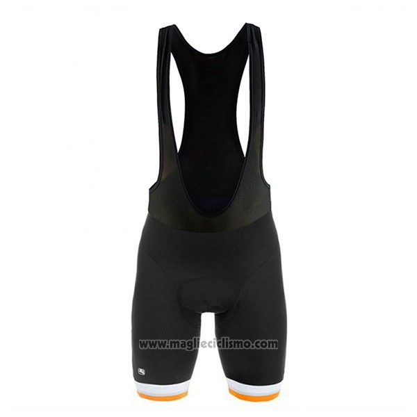 2017 Abbigliamento Ciclismo Giordana Silver Line Nero e Bianco Manica Corta e Salopette