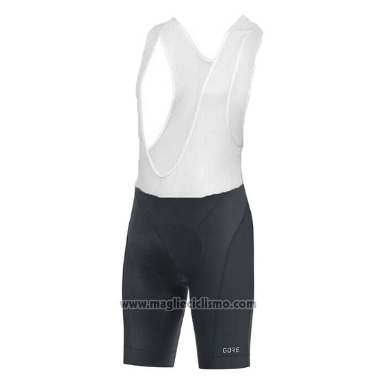 2018 Abbigliamento Ciclismo Gore C3 Nero Manica Corta e Salopette