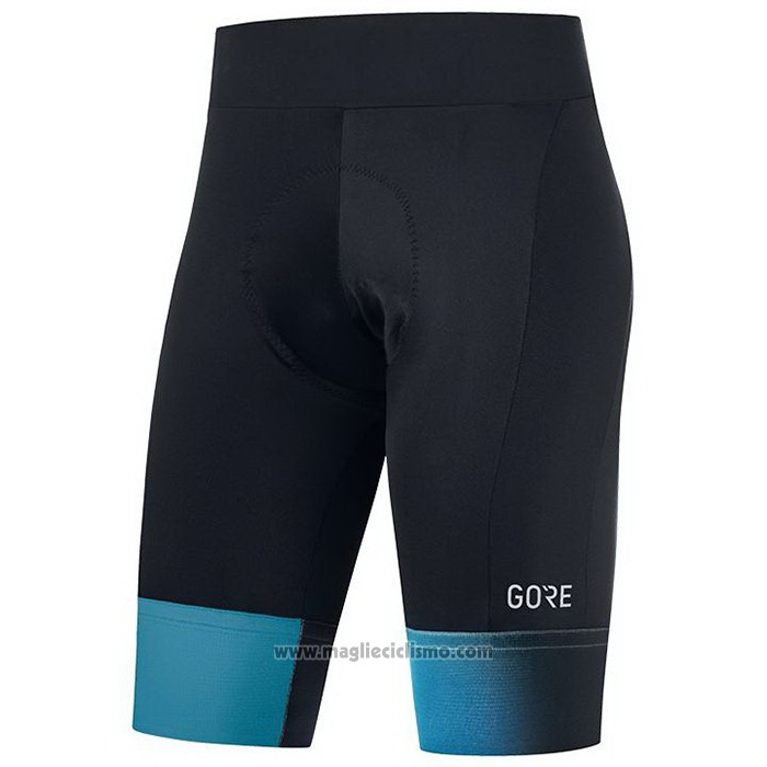 2021 Abbigliamento Ciclismo Gore Blu Manica Corta e Salopette