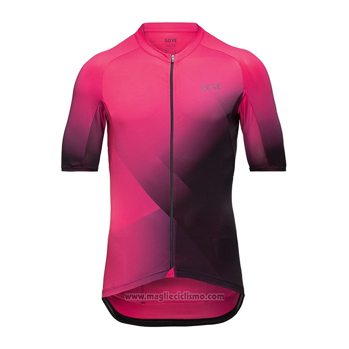 2022 Abbigliamento Ciclismo Gore Viola Manica Corta e Salopette