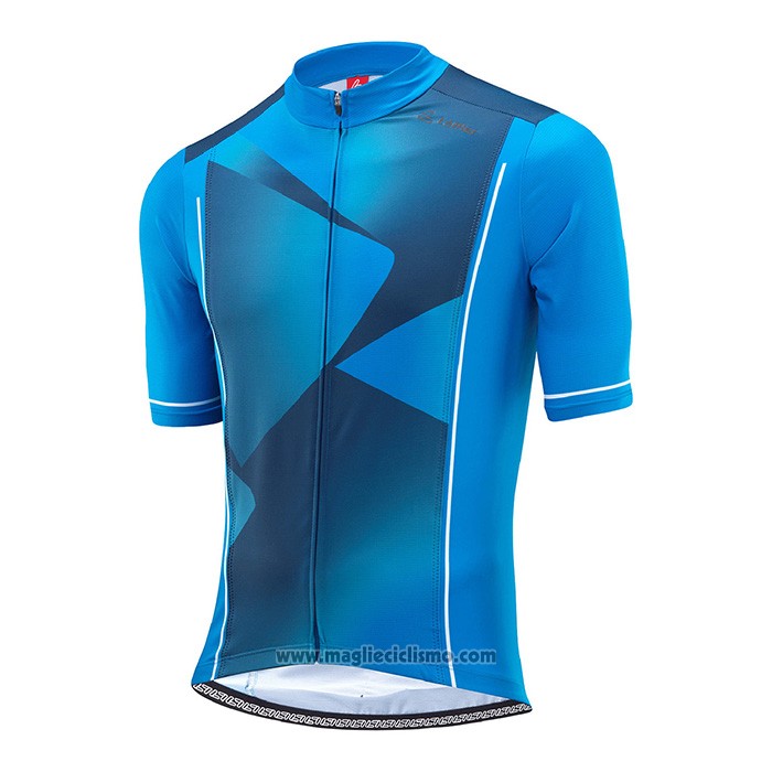 2022 Abbigliamento Ciclismo Loffler Azzurro Blu Manica Corta e Salopette