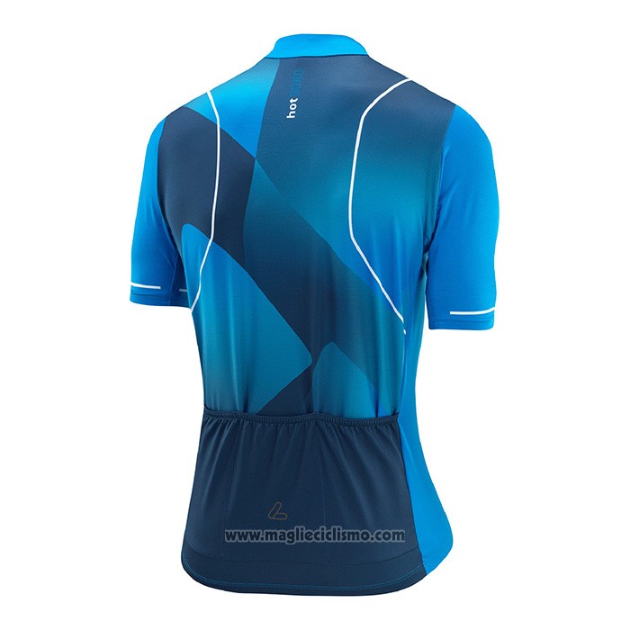 2022 Abbigliamento Ciclismo Loffler Azzurro Blu Manica Corta e Salopette