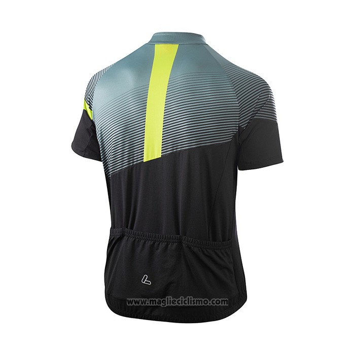 2022 Abbigliamento Ciclismo Loffler Grigio Manica Corta e Salopette
