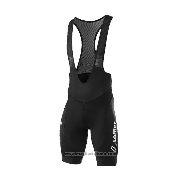 2022 Abbigliamento Ciclismo Loffler Grigio Manica Corta e Salopette