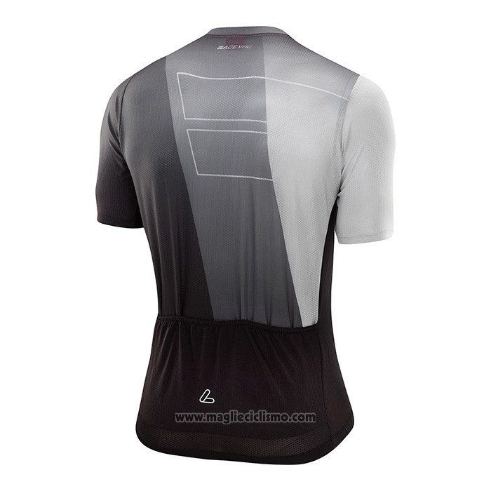 2022 Abbigliamento Ciclismo Loffler Nero Bianco Grigio Manica Corta e Salopette