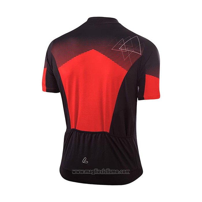 2022 Abbigliamento Ciclismo Loffler Rosso Manica Corta e Salopette