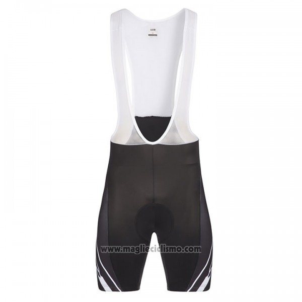 2017 Abbigliamento Ciclismo Look Pro Equipo Nero e Bianco Manica Corta e Salopette
