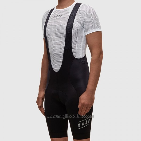 2017 Abbigliamento Ciclismo Maap Fat Stripe Nero Manica Corta e Salopette