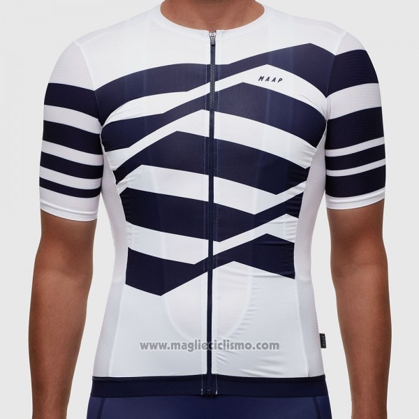 2017 Abbigliamento Ciclismo Maap M-flag Pro Bianco Manica Corta e Salopette