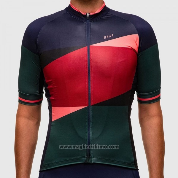 2017 Abbigliamento Ciclismo Maap Rosso Manica Corta e Salopette