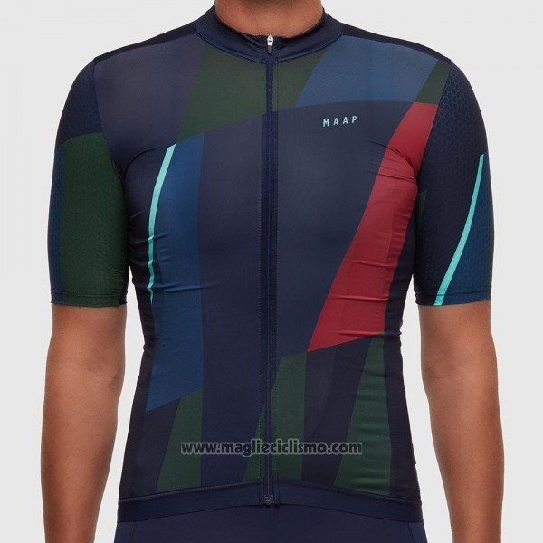 2017 Abbigliamento Ciclismo Maap Scuro Blu Manica Corta e Salopette
