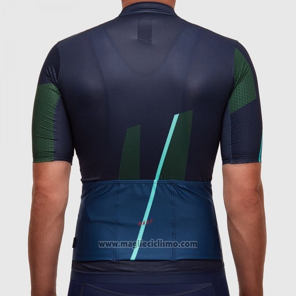 2017 Abbigliamento Ciclismo Maap Scuro Blu Manica Corta e Salopette