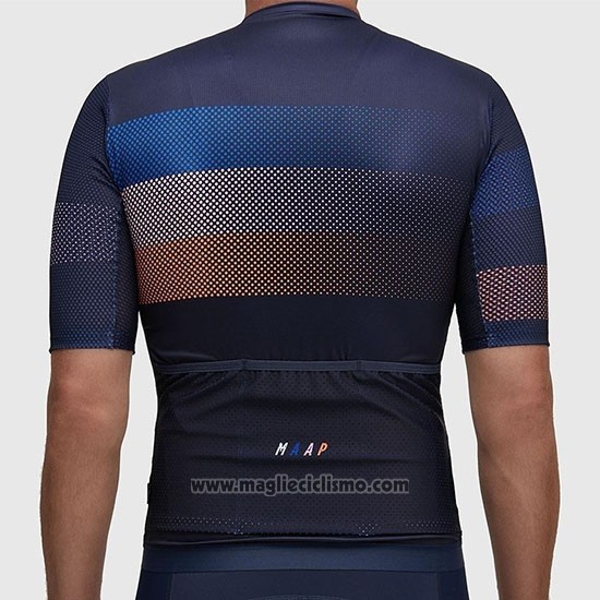 2019 Abbigliamento Ciclismo Maap Aether Spento Blu Manica Corta e Salopette