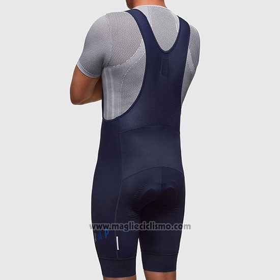 2019 Abbigliamento Ciclismo Maap Aether Spento Blu Manica Corta e Salopette