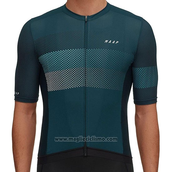 2019 Abbigliamento Ciclismo Maap Aether Spento Verde Manica Corta e Salopette