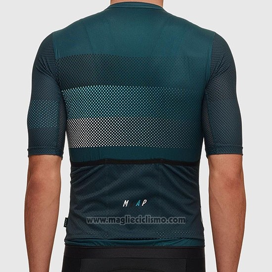 2019 Abbigliamento Ciclismo Maap Aether Spento Verde Manica Corta e Salopette